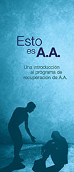 Portada del folleto de AA: Esto es AA